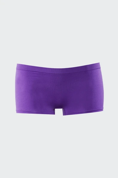 Neon Mor Yeşil Turkuaz Dikişsiz 3lü Ağlı Şort Külot - Resim 4