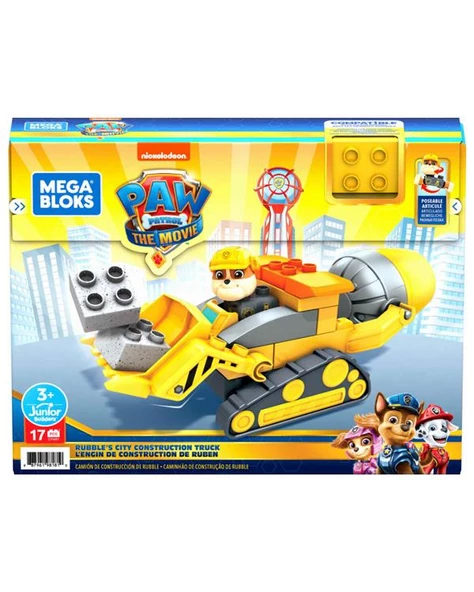 Mega Bloks Paw Patrol Rubble’ın İnşaat Kamyonu GYW91 ürün görseli