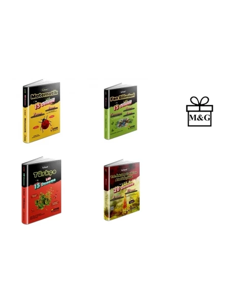 LGS 8.Sınıf Matematik Fen Türkçe İnkılap Deneme Seti