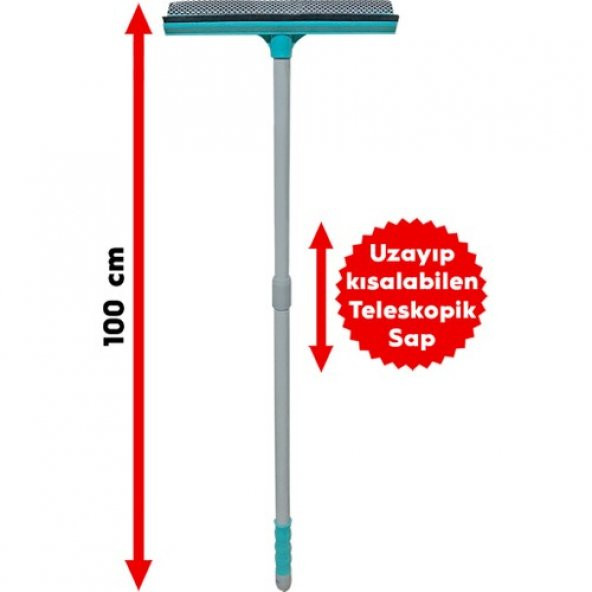 PONY TELESKOPİK SAPLI CAM SİLECEĞİ - 3