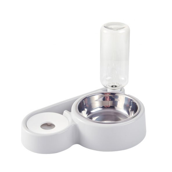 Mikopet Otomatik Su Sebilli Mama Kabı-Gri - 7
