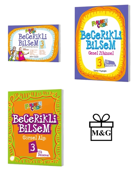 Becerikli Bilsem 3 Genel Zihinsel ve Görsel Algı Set