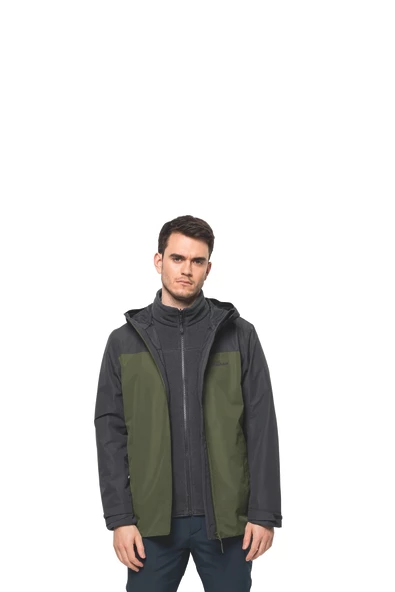 Jack Wolfskin TAUBENBERG 3IN1 JKT M Erkek Ceket JCK1115311-4129 - 4