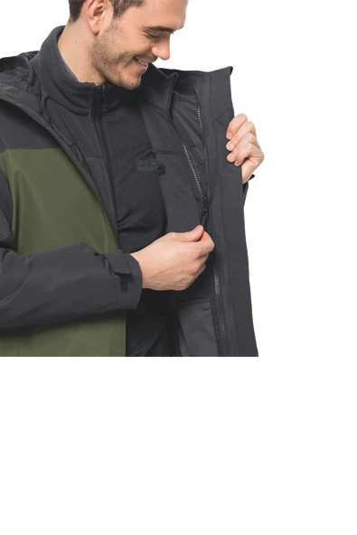 Jack Wolfskin TAUBENBERG 3IN1 JKT M Erkek Ceket JCK1115311-4129 - 7