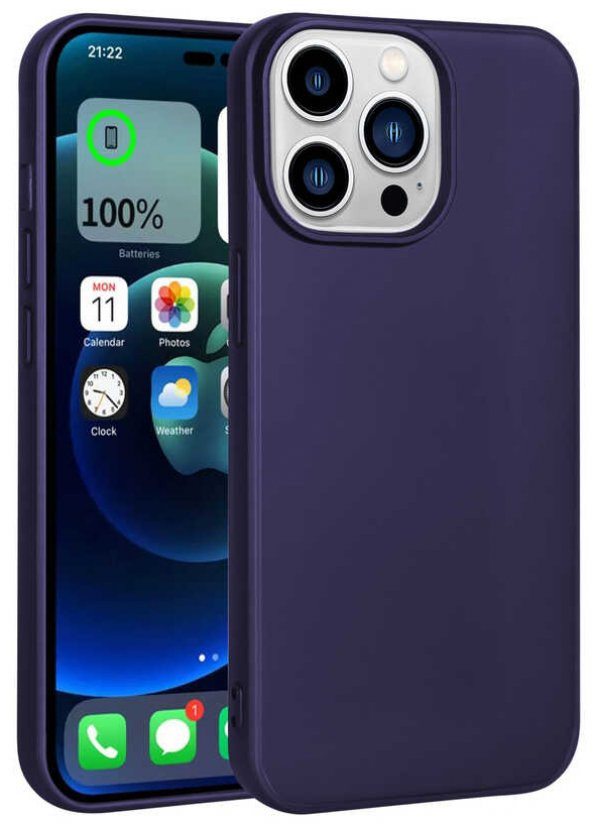 Apple iPhone 14 Pro Kılıf Ultra İnce Renkli Silikon Kapak - 4