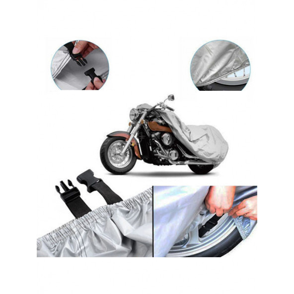 Coverplus Motosiklet Brandası Motor Branda Tüm Modellere Uyumlu - 3