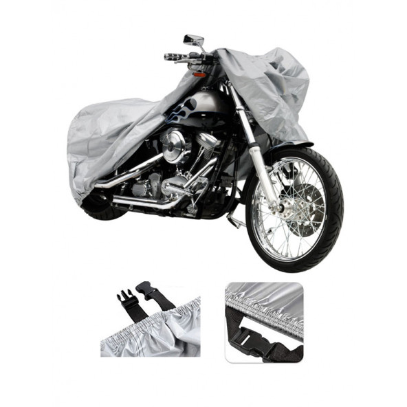 Coverplus Motosiklet Brandası Motor Branda Tüm Modellere Uyumlu - 4
