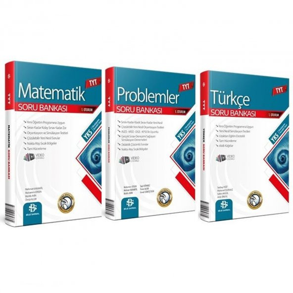 Bilgi Sarmal TYT Türkçe Matematik ve Problemler Soru Bankası Seti