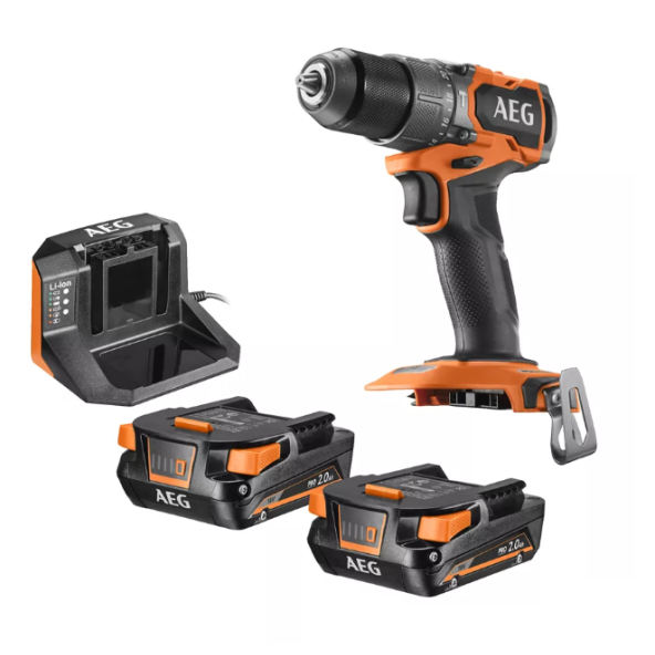 Aeg Sarjlı Darbeli Matkap 2x2,0 Ah BSB 18SBL2-202C-4935480058