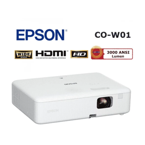 EPSON CO-W01 3000 ANSI Lümen HD Projeksiyon Cihazı - 2