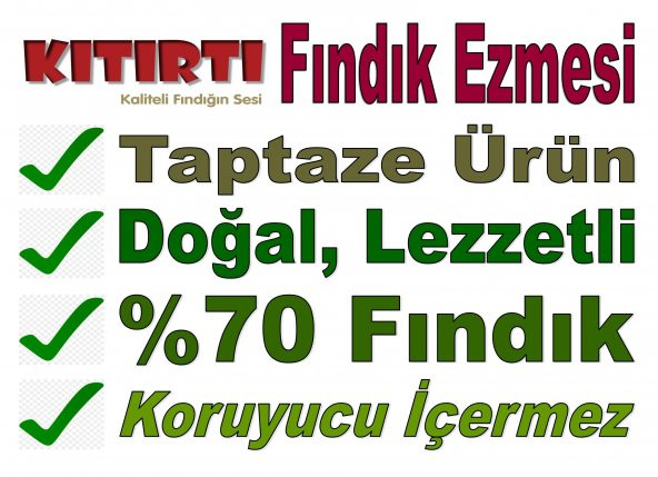 KITIRTI FINDIK EZMESİ 300 GR - 3