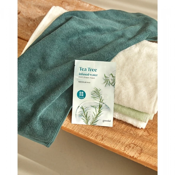 Goodal Tea Tree Infused Water Mild Sheet Mask - Yatıştırıcı Çay Ağacı Maskesi - 2