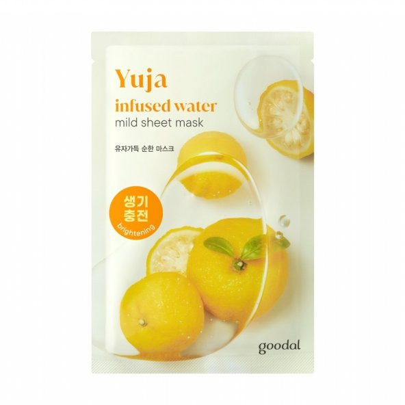 Goodal Yuja Infused Water Mild Sheet Mask - Aydınlatıcı Yuja Maskesi