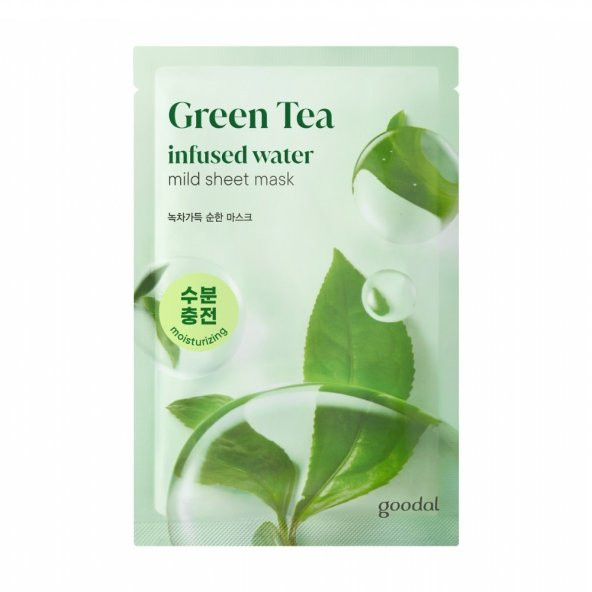 Goodal Green Tea Infused Water Mild Sheet Mask - Nemlendirici Yeşil Çay Maskesi