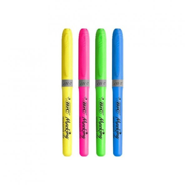Bic Fosforlu Kalem Brite Liner Pastel 4 Renk - 3