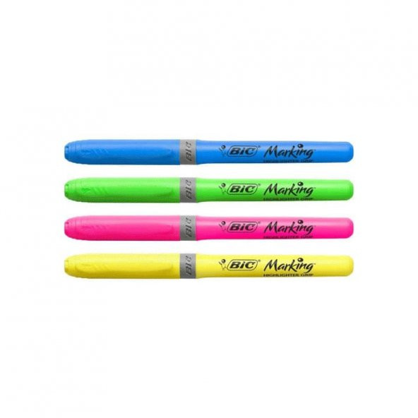 Bic Fosforlu Kalem Brite Liner Pastel 4 Renk - 4
