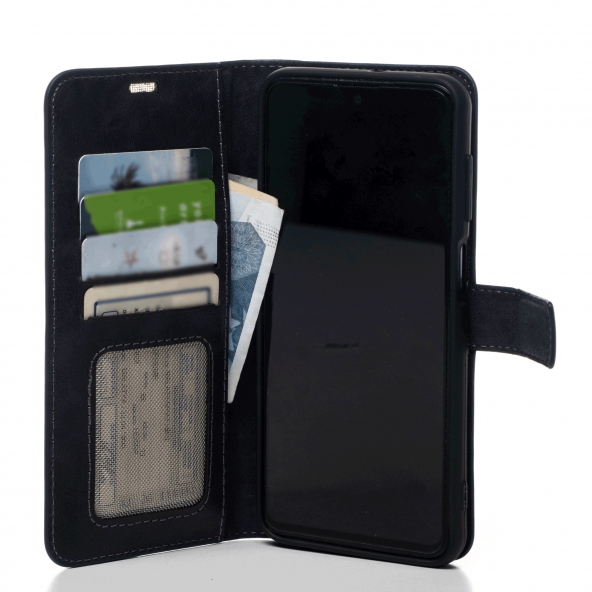 Xiaomi Redmi 10 2022 Hakiki Deri Cüzdanlı Kapaklı Kaliteli Lüks Kılıf - Resim 8