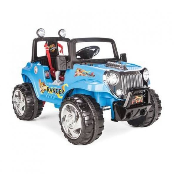 Pilsan Ranger 12V Uzaktan Kumandalı Akülü Araba 05107 - Mavi - 2