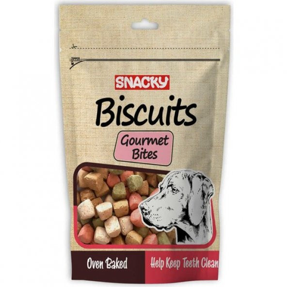 Snacky Gourmet Bites Köpek Bisküvisi 200 gr Skt : 12/2024