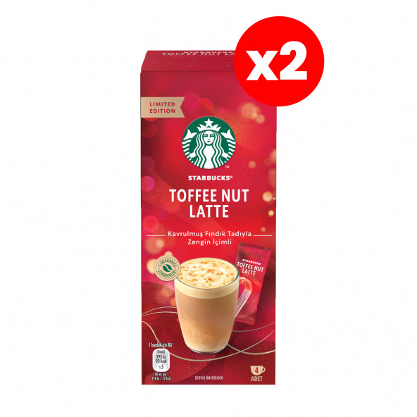 Starbucks Toffee Nut Latte Kahve Karışımı 8 X 23 G (4’lü 2 Paket=8 Adet) - 2