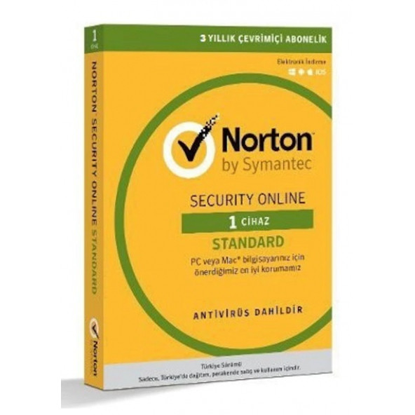 Norton Security Standart Tr 3.0 3 Yıl 1 Cihaz Online Teslim - 1