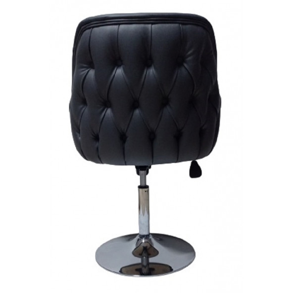 Tekli Bekleme Koltuğu Tepsi Ayaklı Antrasit Suni Deri - 3