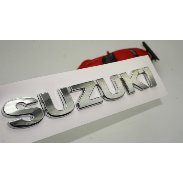 Suzuki Bagaj 3M 3D Krom ABS Yazı Logo Amblem