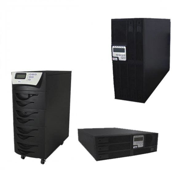 INFORM DSP MULTIPOWER 10KVA 3F/1F LCD ONLINE UPS (TRIFAZE) KESİNTİSİZ GÜÇ KAYNAĞI 5/10DK (20X9AH) - 1
