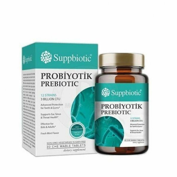 Suppbiotic Probiyotik Prebiyotik Kapsül 30'lu