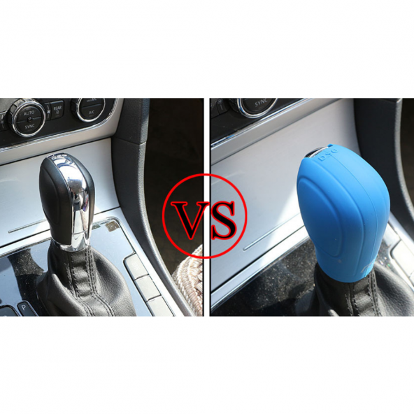 Dsg Vites Topuzu Kılıfı - Volkswagen Skoda Golf Passat Octavia Superb Leon Dsg Vites Topuzu Kılıfı Mavi - 5