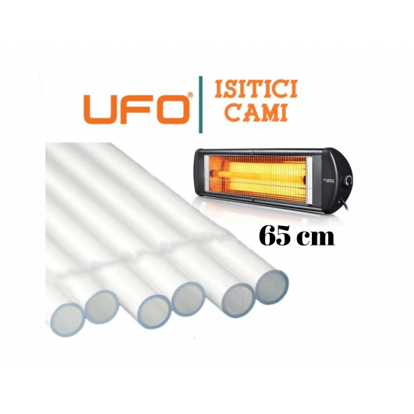 65 Cm Infrared Ufo Isıtıcı 23mm Elektrikli Soba Camı