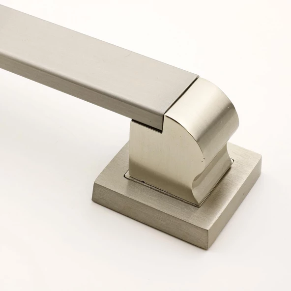 Bersel Sürgülü Kapı Çekme Kolu Tutma Kulpu Kulbu Çelik Dış Kapı Tutamağı Kol Saten 30 Cm - Resim 2