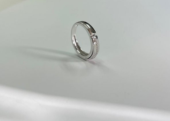 SilverPoint Zirkon Taş Detaylı Gümüş Yüzük - 2