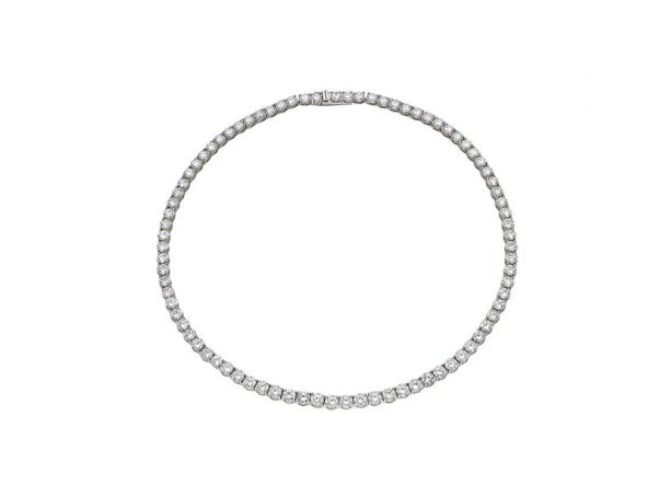 SilverPoint 4mm Yuvarlak Taş Suyolu Kolye - 2