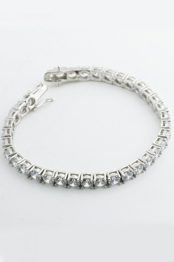 SilverPoint 3.5 mm Yuvarlak Taş Suyolu Bileklik ürün görseli