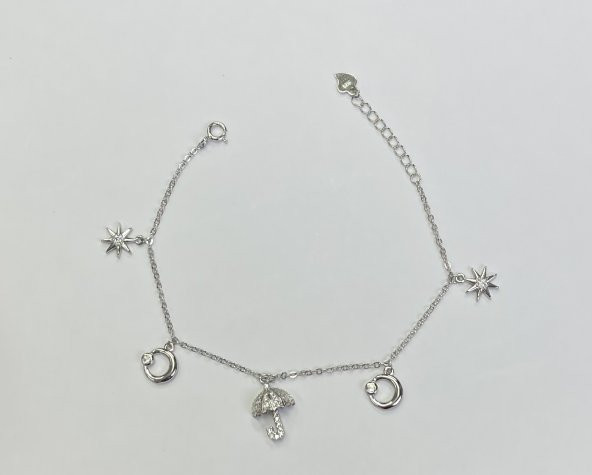 SilverPoint Şemsiye Figür Sallantılı Zincir Bileklik ürün görseli