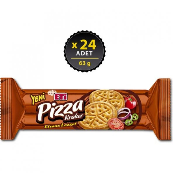 Eti Pizza Kraker Efsane Lezzet 63 G x 24 Adet