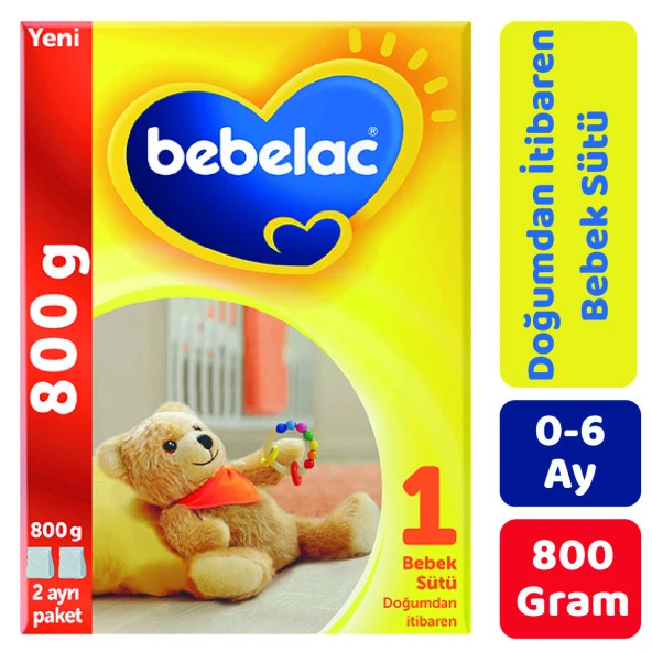 Bebelac 1 Bebek Sütü 800 gr ürün görseli