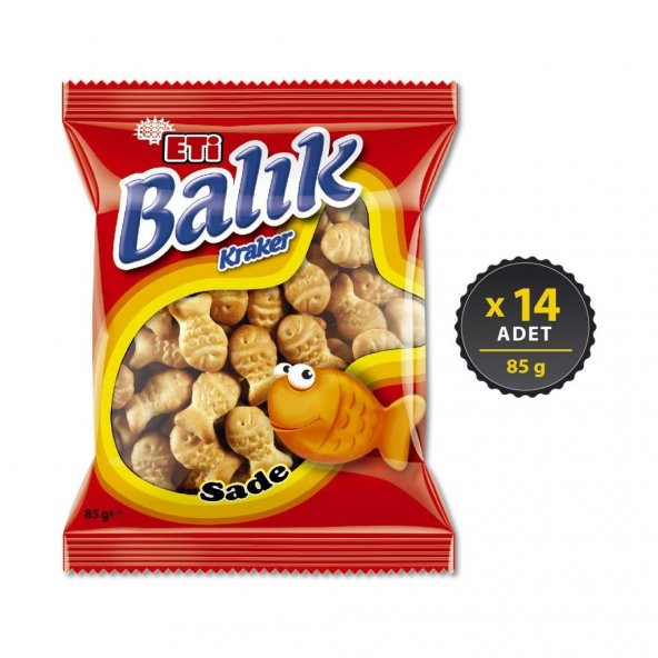 Balık Kraker 85 g x 14 Adet