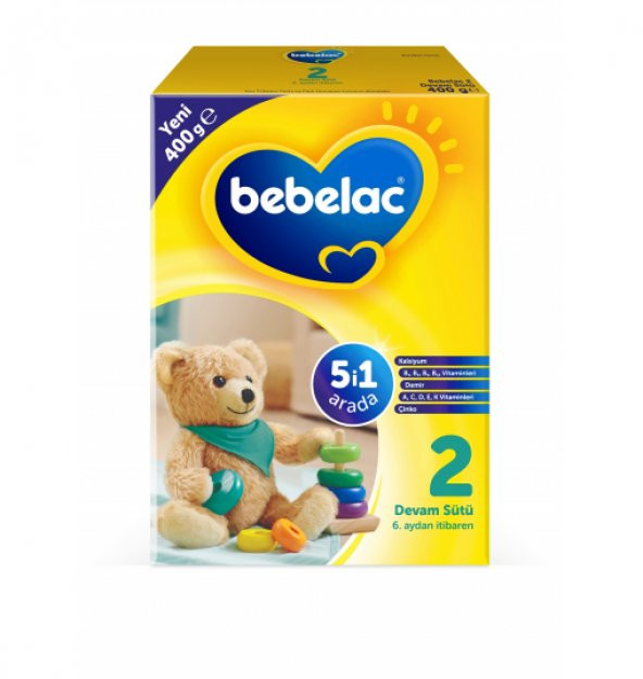 Bebelac 2 Devam Sütü 400 gr 2'li Paket - Resim 2