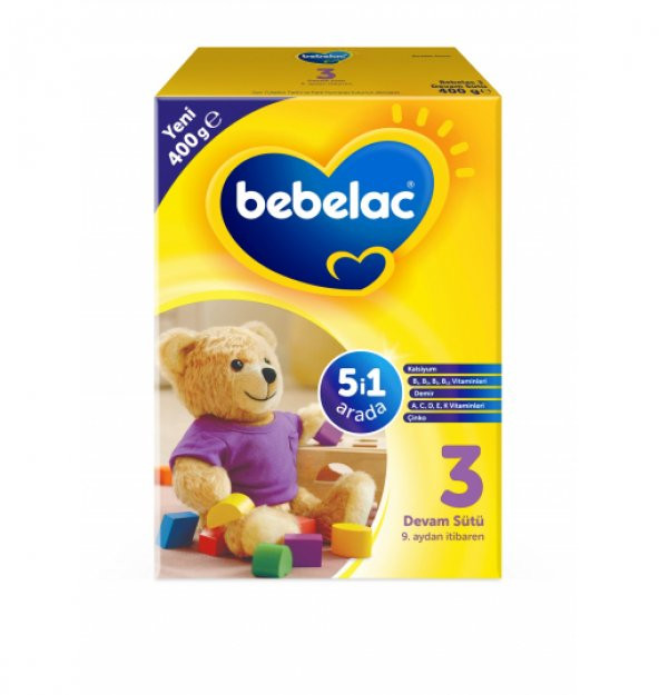 Bebelac 3 Devam Sütü 400 gr 4'lü Paket - Resim 2