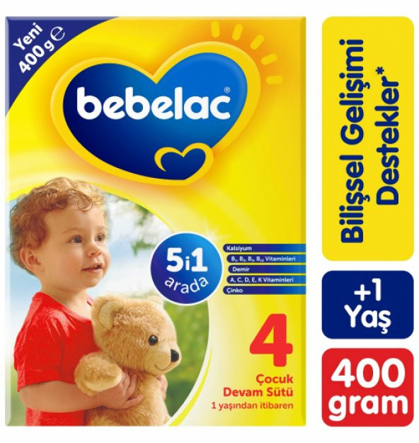 Bebelac 4 Devam Sütü 400 gr 3'lü Paket