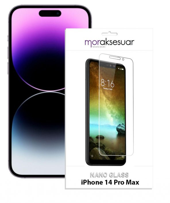 Apple iPhone 14 Pro Max Nano Kırılmaz Cam Ekran Koruyucu Esnek