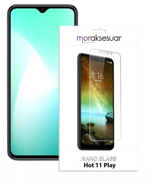 İnfinix Hot 11 Play Nano Kırılmaz Cam Ekran Koruyucu Esnek