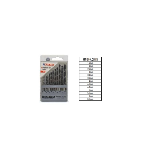 BAY-TEC MATKAP UÇ SETİ 13 PCS MU1802