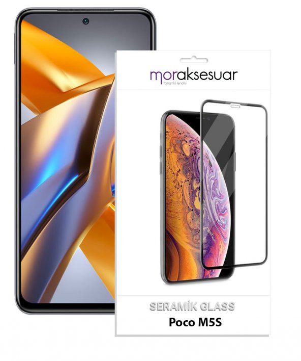 Xiaomi Poco M5S Seramik Ekran Koruyucu Esnek Parlak Cam