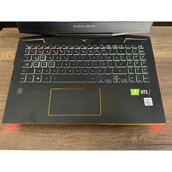 Casper Excalibur G900.1075-BV60A İKİNCİ EL i7 10750H 16GB 512GB SSD RTX2060 W10 15.6" FHD - 3