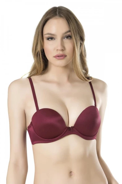 Fabony Bayan Basic Duble Dolgulu Destekli Straplez Sütyen 3040 - 2