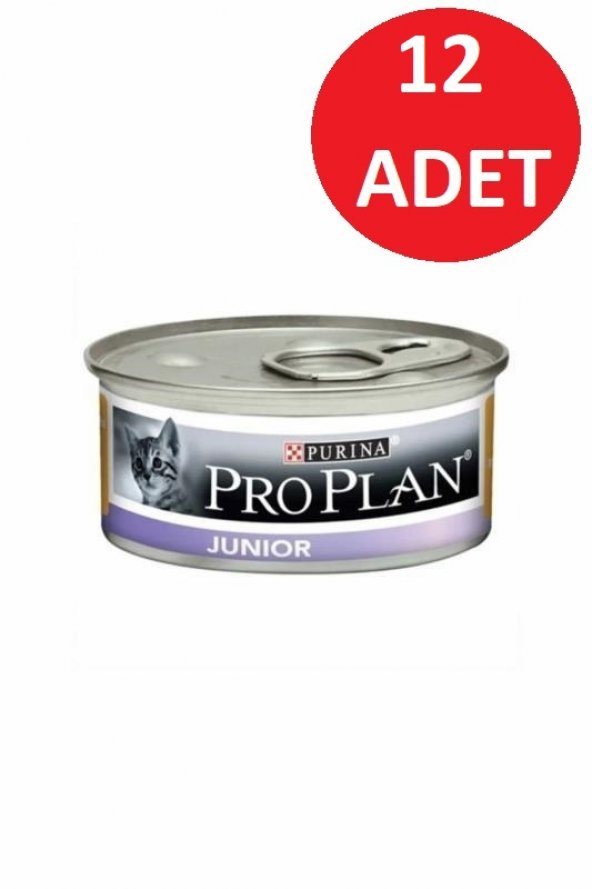 Pro Plan Tavuklu Yavru Kedi Yaş Maması 85 Gr 12 Li