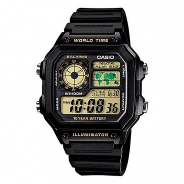 Casio Ae-1200Wh-1Bvdf Digital Erkek Kol Saati-634